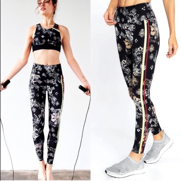 Free People Movement Floral High Rise Leggings